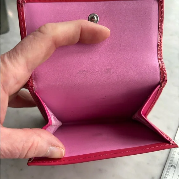 Coach Pink and Red Bifold Wallet - Picture 7 of 7